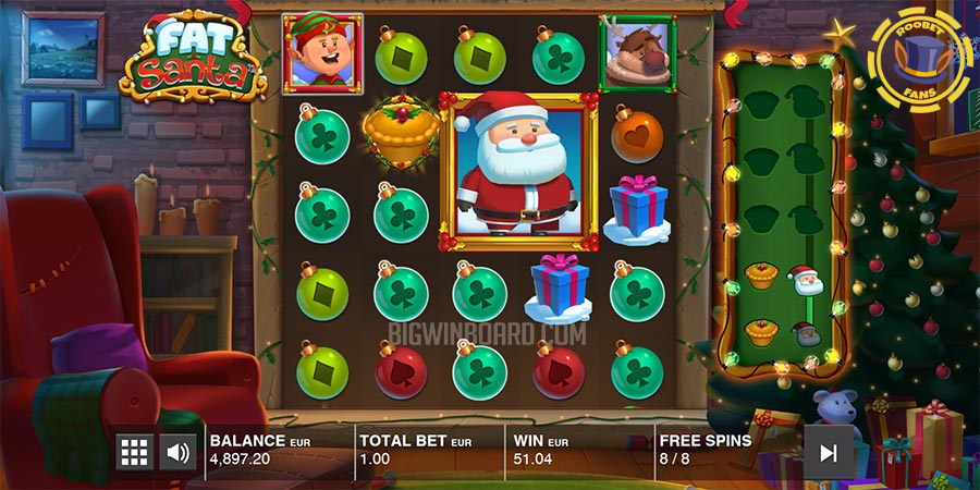 Fat Santa Slot at Roobet 