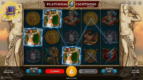 Platinum Lightning slot at Roobet