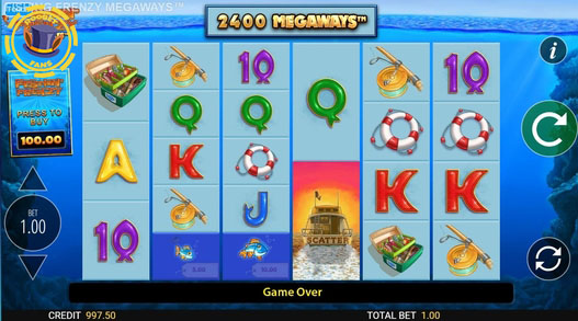 Fishin’ Frenzy Megaways slot at Roobet