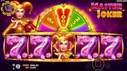 Master Joker slot at Roobet