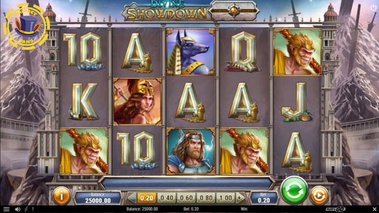 Divine Showdown slot at Roobet