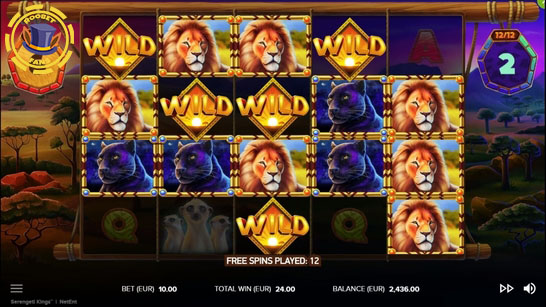 Serengeti Kings slot at Roobet