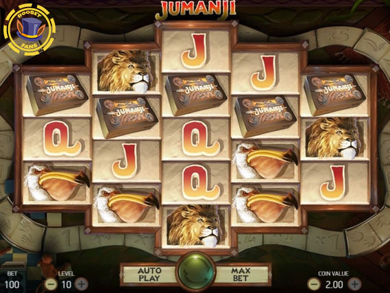 Jumanji slot at Roobet