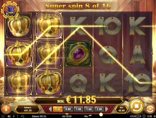 Gold King slot at Roobet