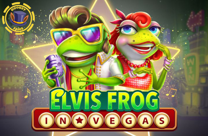 Elvis Frog in Vegas slot at Roobet