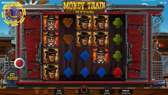 Money Train slot at Roobet