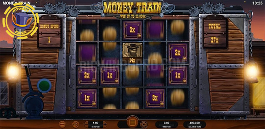 Money Train slot at Roobet