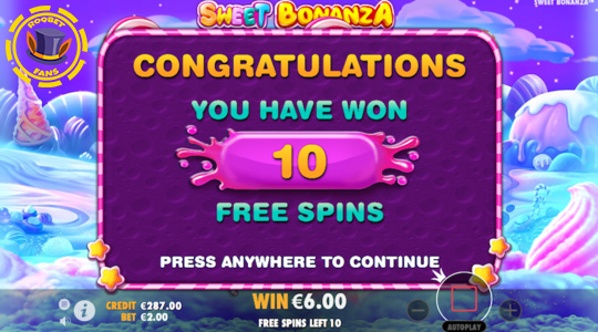 Sweet Bonanza slot at Roobet